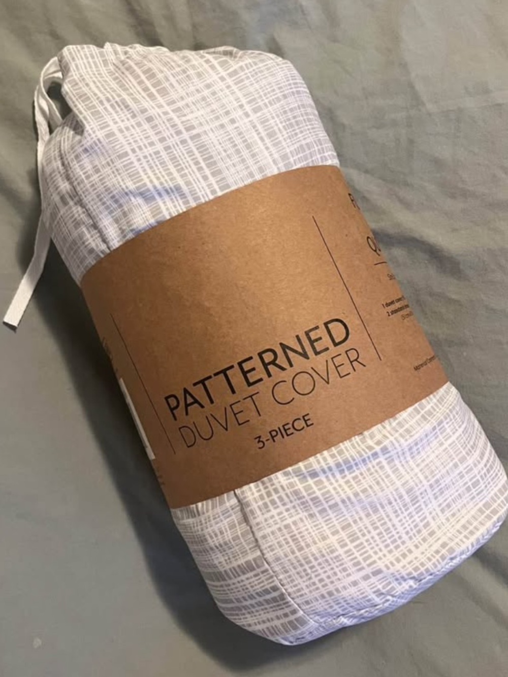 Patterned Duvet Cover - Full & Queen